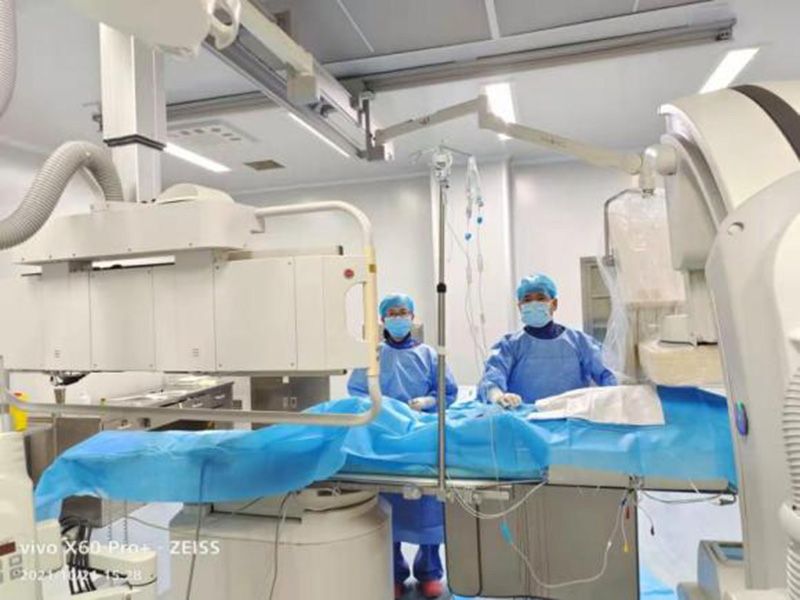 曹县磐石医院成功完成全县首例前列腺动脉栓塞术